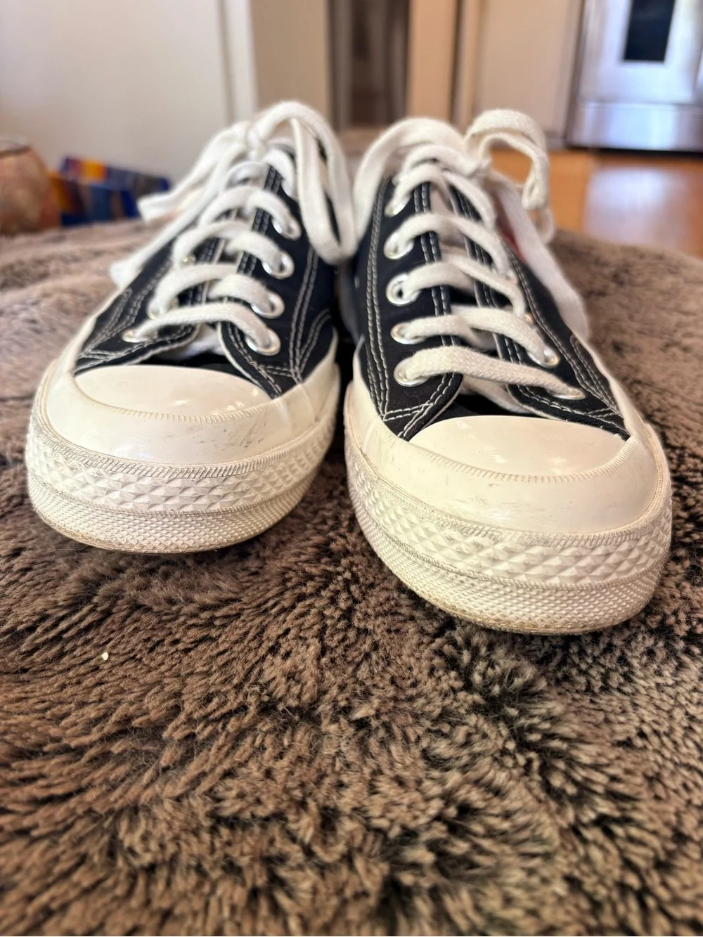 Converse x Comme des Garçons PLAY Chuck 70 Ox CDG Heart Black M6 W8